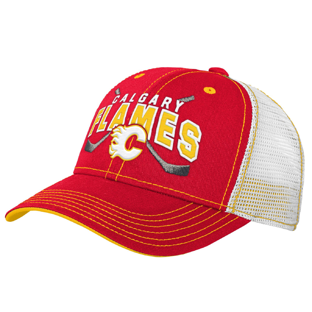 Flames Kids Lockup Meshback Cap