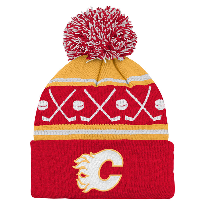 Flames Infant Face Off Cuff Knit