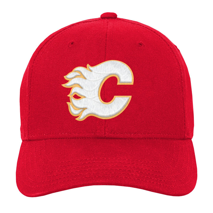 Flames Youth Logo Structured Flex Cap