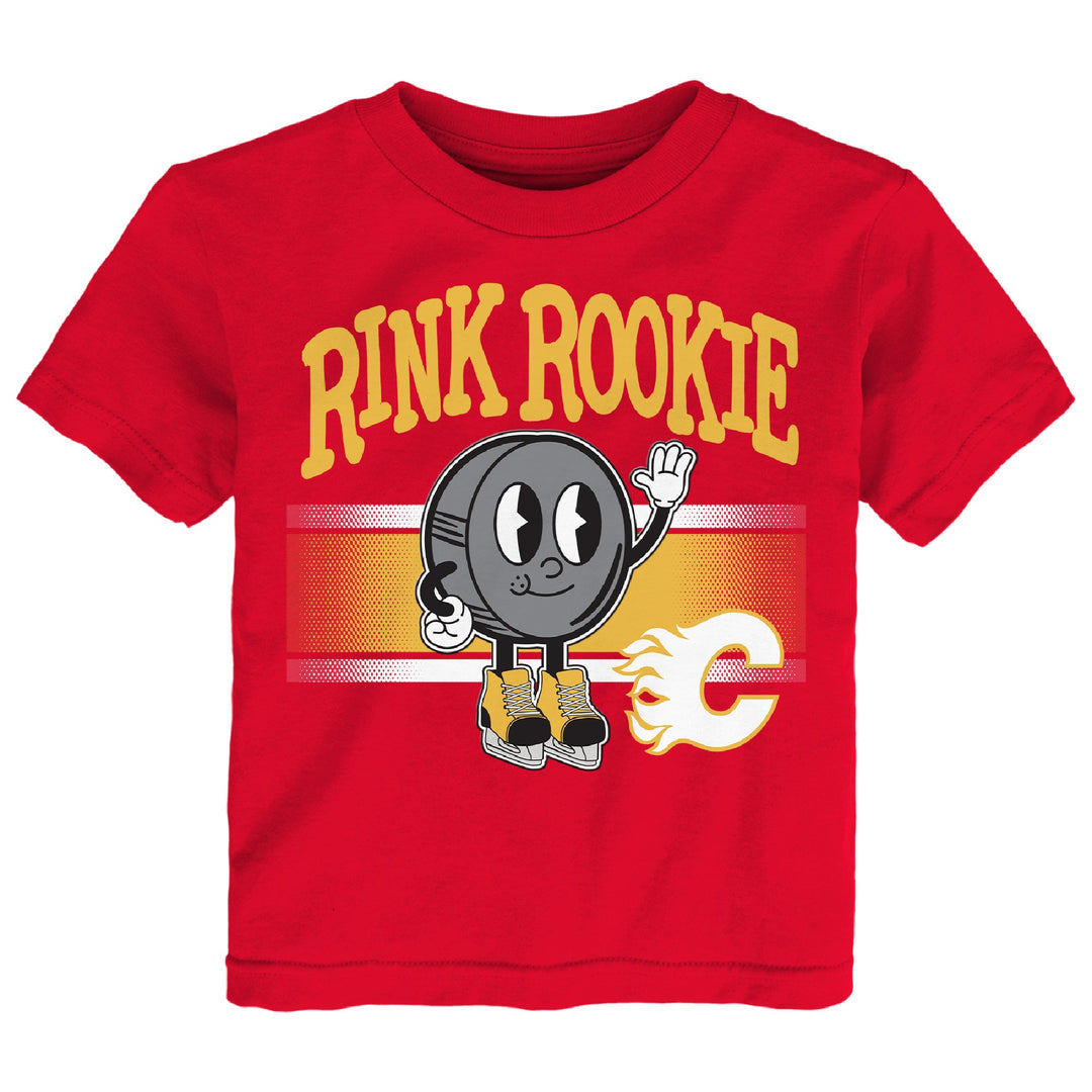 Flames Infant Rink Rookie Tee Red