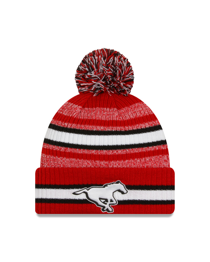 Stamps SL23 New Era Cuff Pom Red Toque