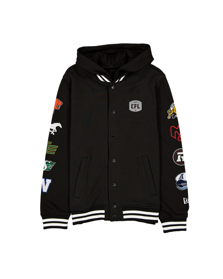 Grey Cup 113 New Era CFL All Over Layered Hoody