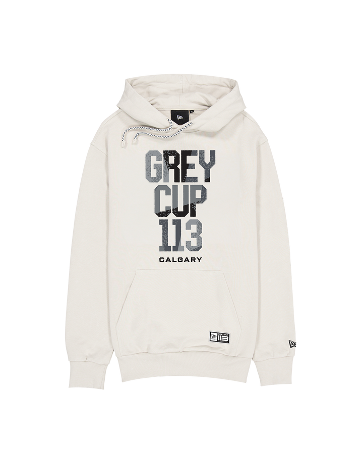 Grey Cup 113 New Era Pallet Stone Hoodie