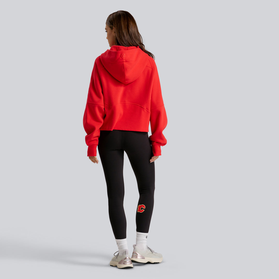 Flames Ladies Lululemon Scuba Oversized 1/2 Zip