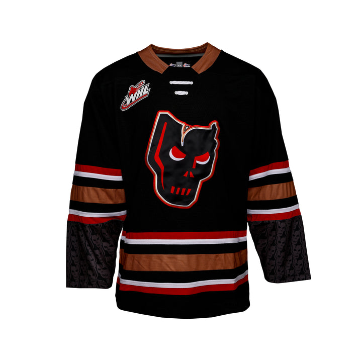 Hitmen Power Play Black Replica Jersey
