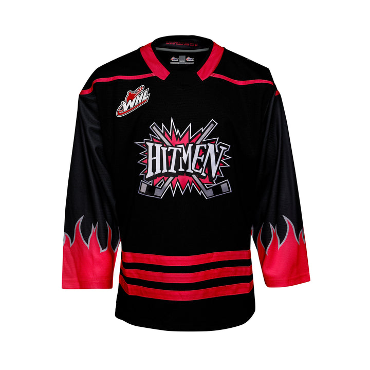 Hitmen Power Play Black/Pink 3rd Jersey