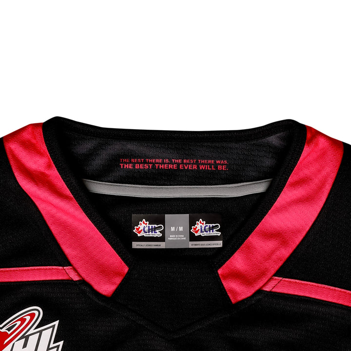 Hitmen Power Play Black/Pink 3rd Jersey