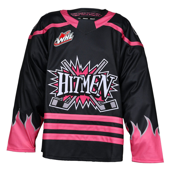 Hitmen Wraparound Replica Jersey Black/Pink