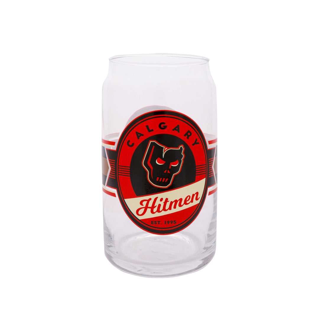 Hitmen 16oz Nostalgia Can Glass