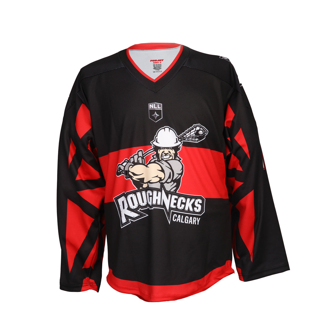Roughnecks Black/Red Cook #12 Jersey