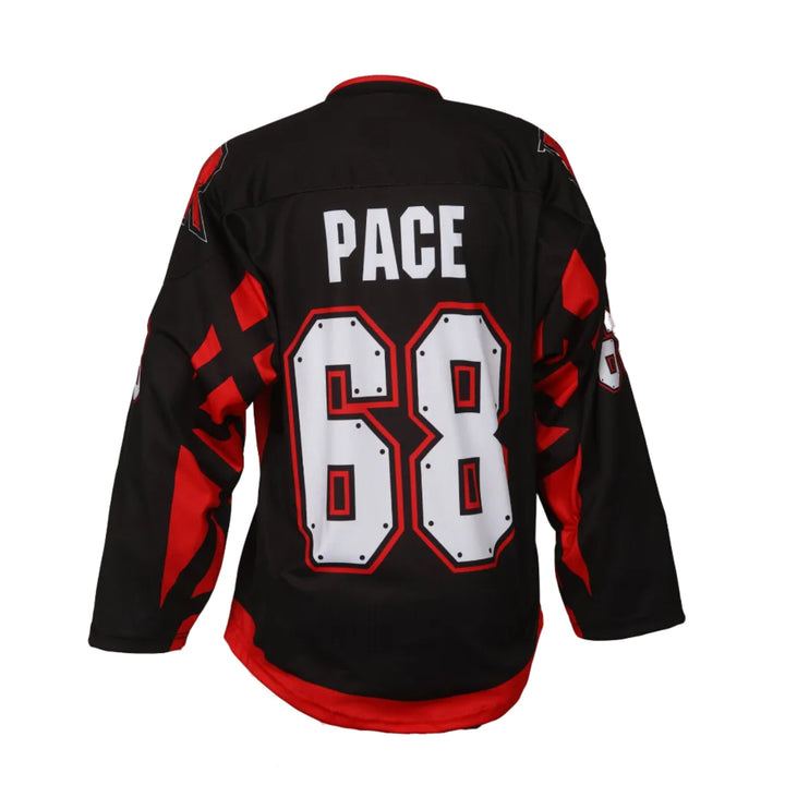 Roughnecks Black/Red Pace #68 Jersey
