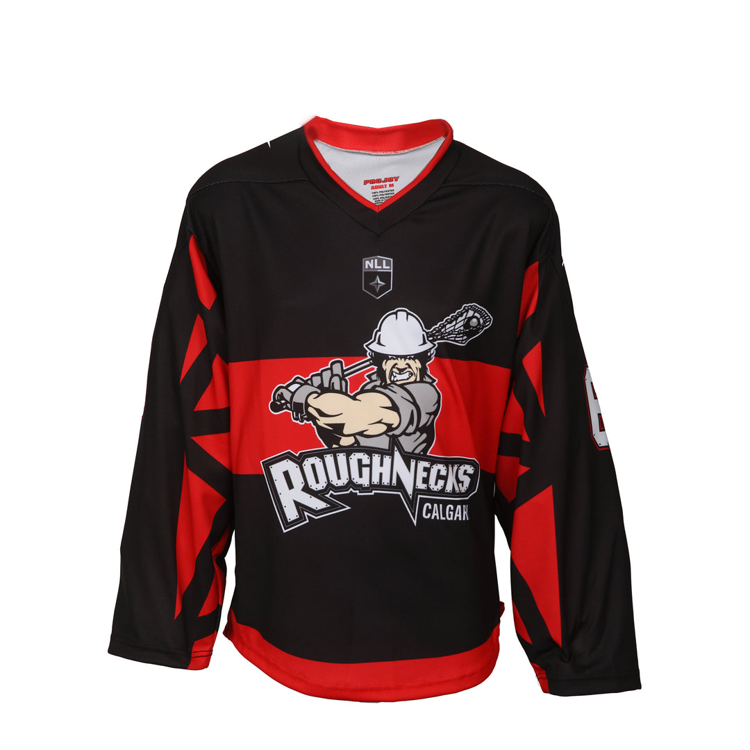 Roughnecks Black/Red Pace #68 Jersey