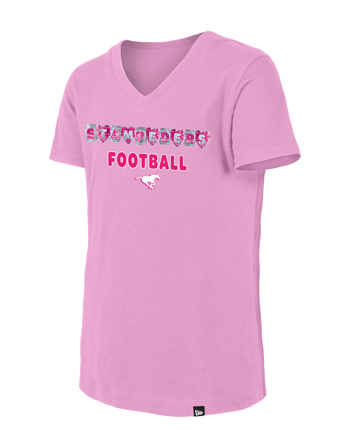 Stamps New Era Youth Girls Flash Sequin T-Shirt