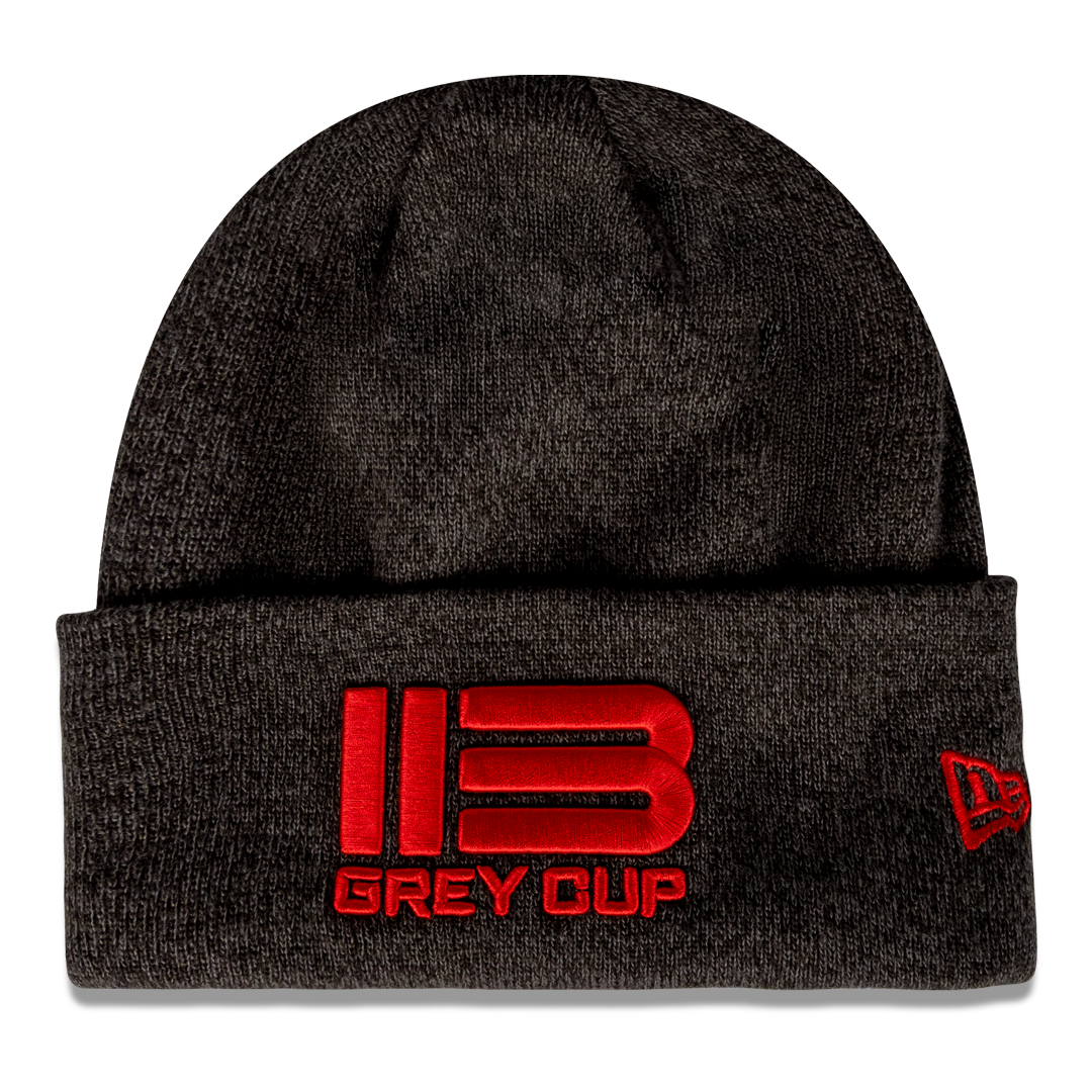 Grey Cup 113 New Era Marled Cuffed Knit Toque