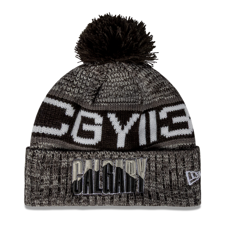 Grey Cup 113 New Era Tri Colour Pom Knit