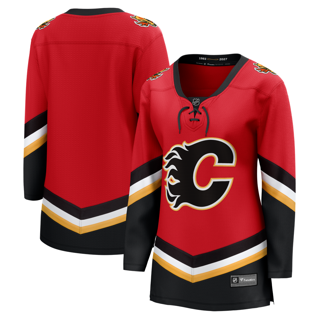 Flames Ladies Fanatics Alt 2 Breakaway Jersey