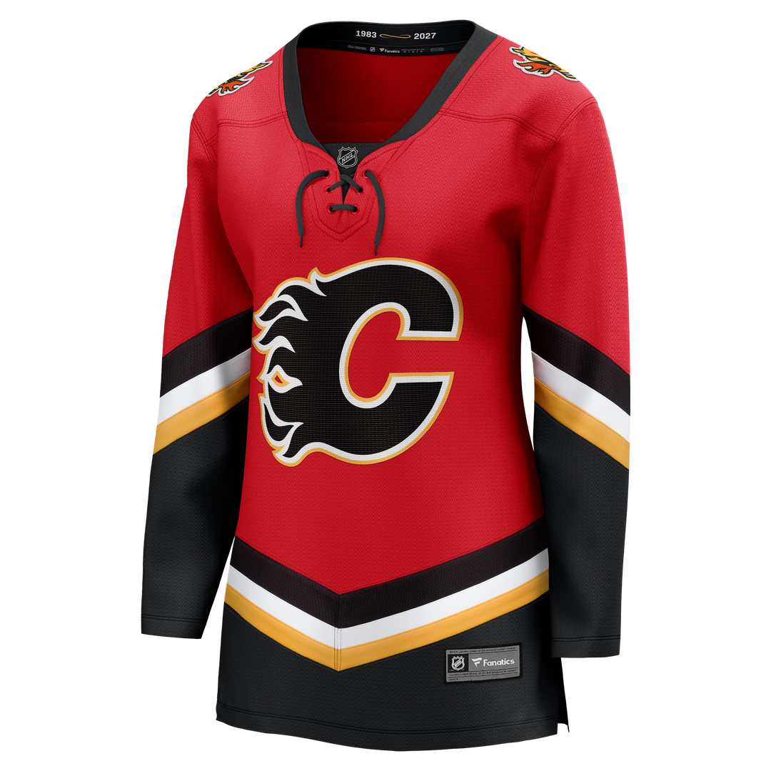 Flames Ladies Fanatics Alt 2 Breakaway Jersey