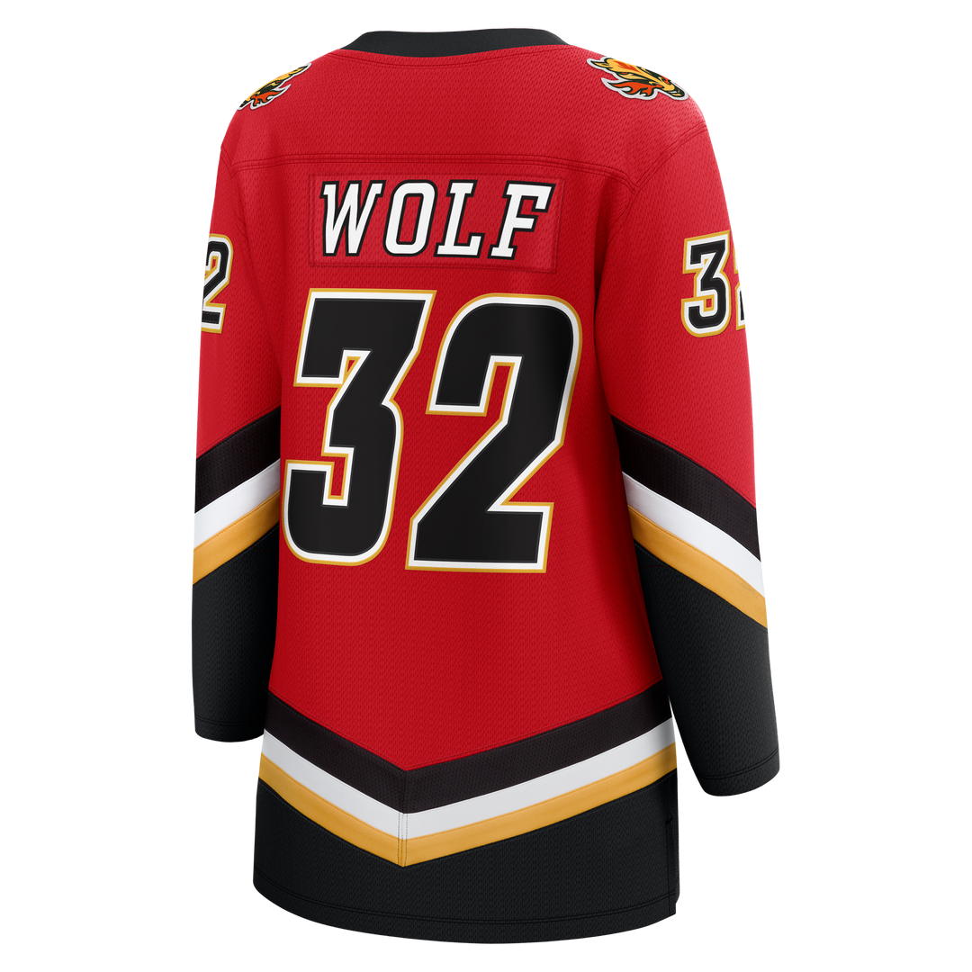 Flames Ladies Fanatics Alt 2 Wolf Jersey