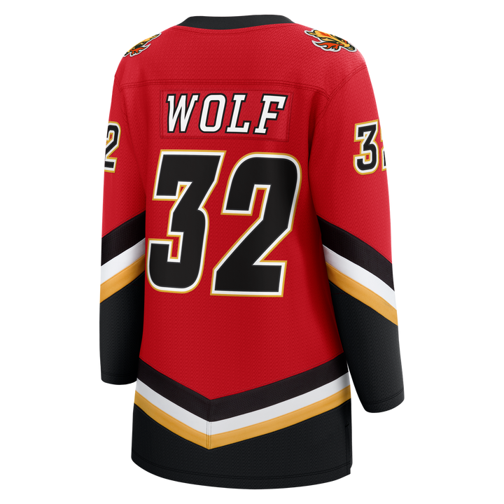 Flames Ladies Fanatics Alt 2 Wolf Jersey