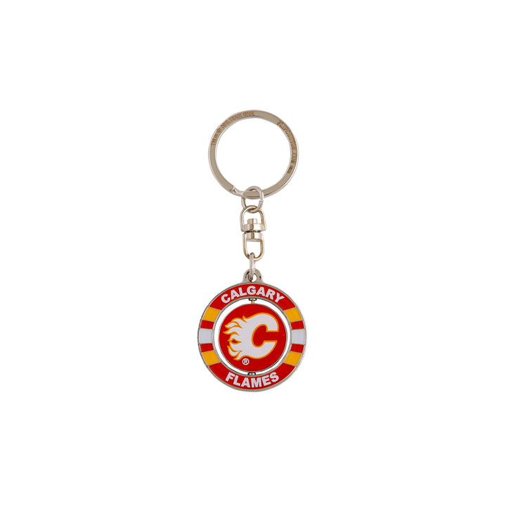 Flames Spinner Dual Keychain