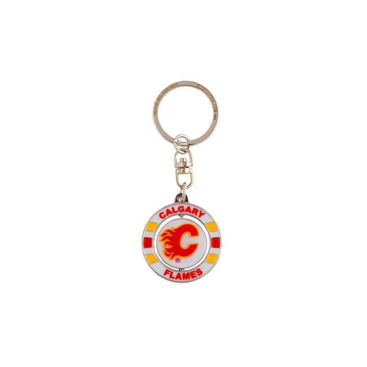 Flames Spinner Dual Keychain