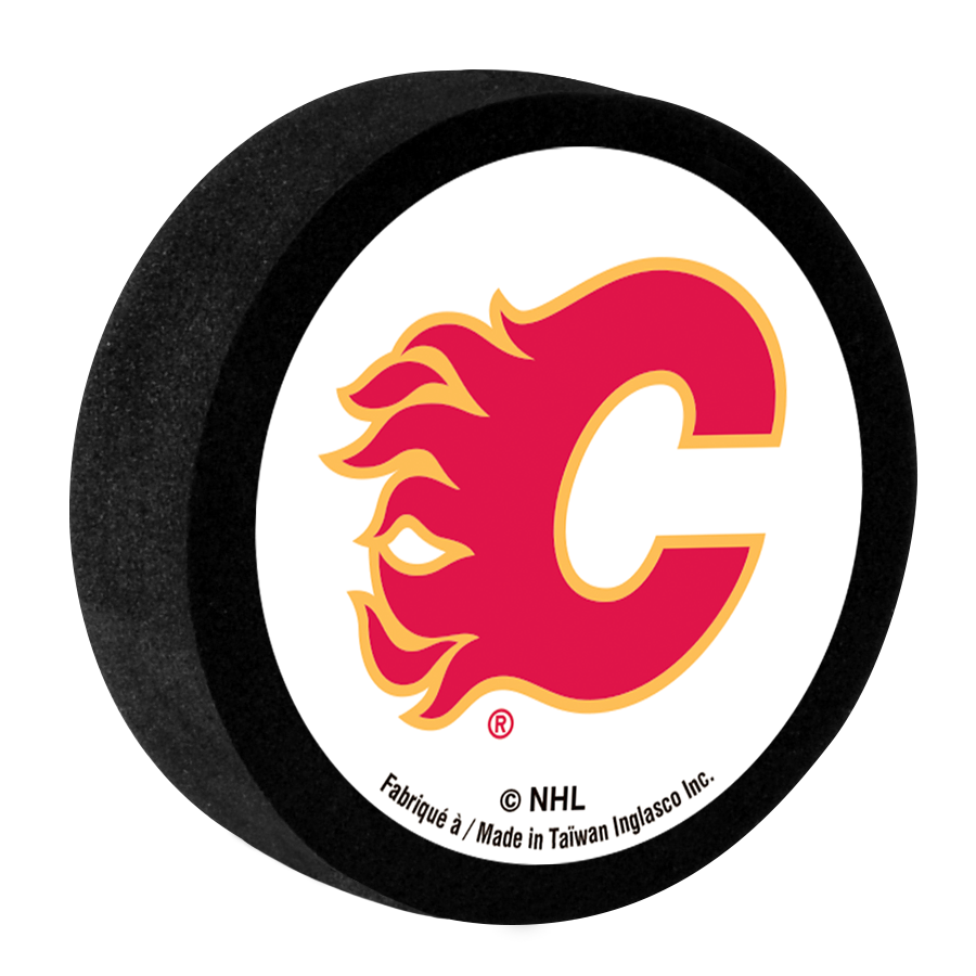 Flames Foam Puck