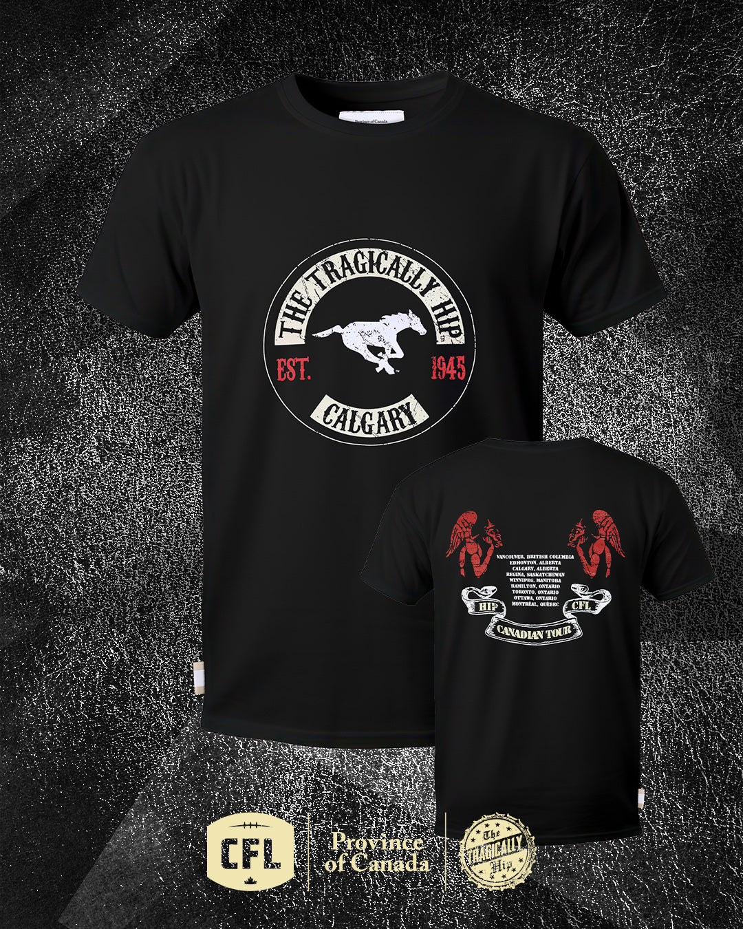 Stamps Tragically Hip Biker Tour T-Shirt