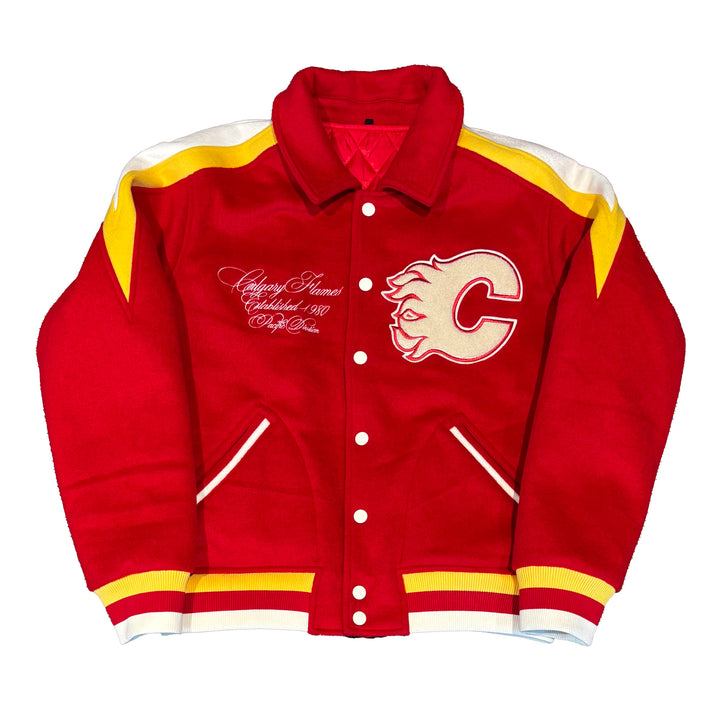 Kevin Leonel x Flames Heritage Varsity Jacket
