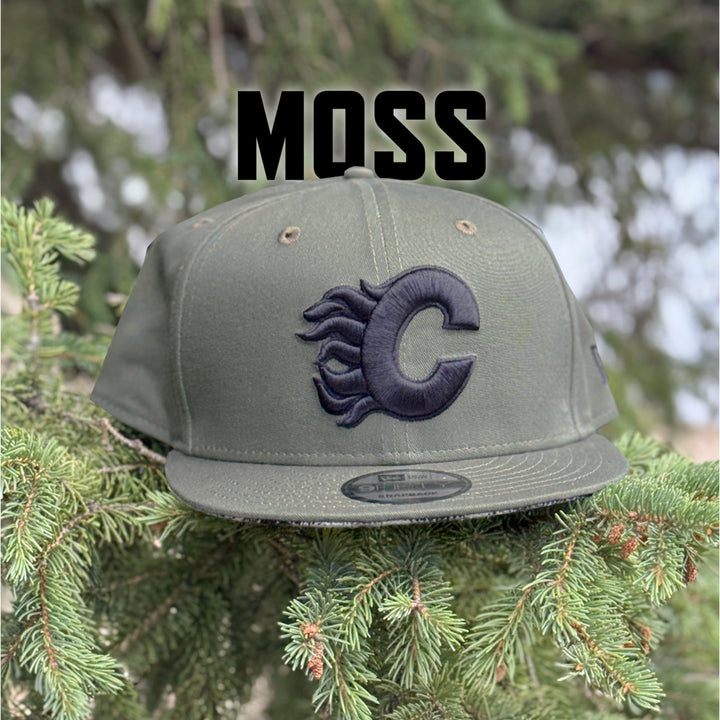 Flames New Era Moss Fall Frenzy 9Fifty Cap