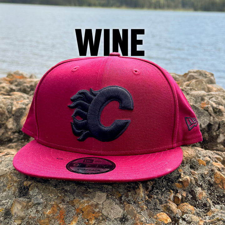 Flames New Era Wine Fall Frenzy 9Fifty Cap