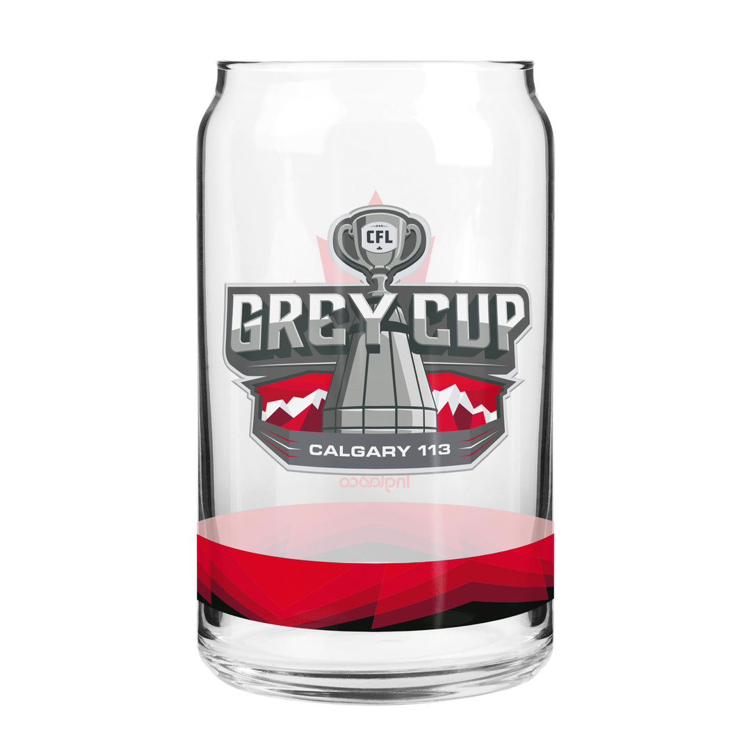 Grey Cup 113 16 Oz Can Glass