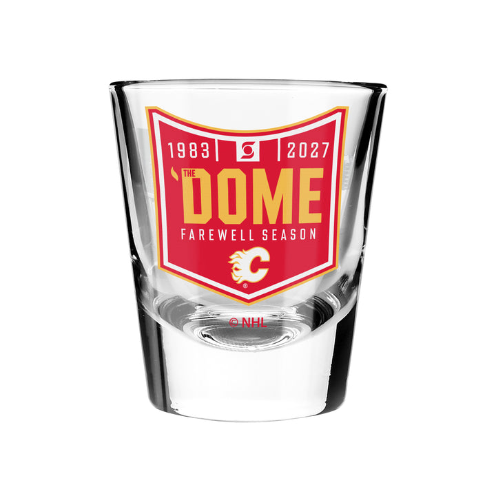 Flames 'Dome Farewell Season 2oz Shot Glass