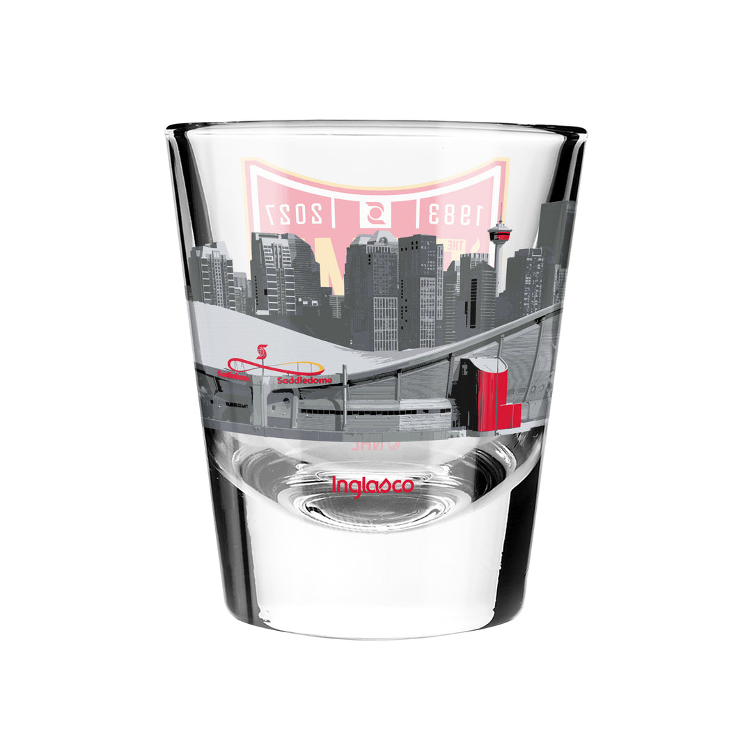 Flames 'Dome Farewell Season 2oz Shot Glass