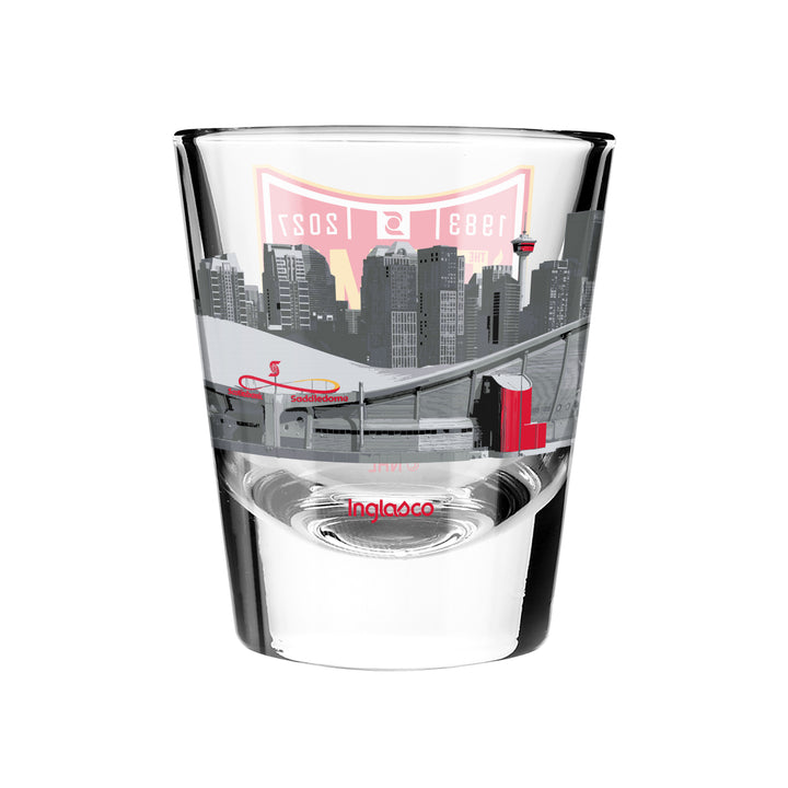 Flames 'Dome Farewell Season 2oz Shot Glass