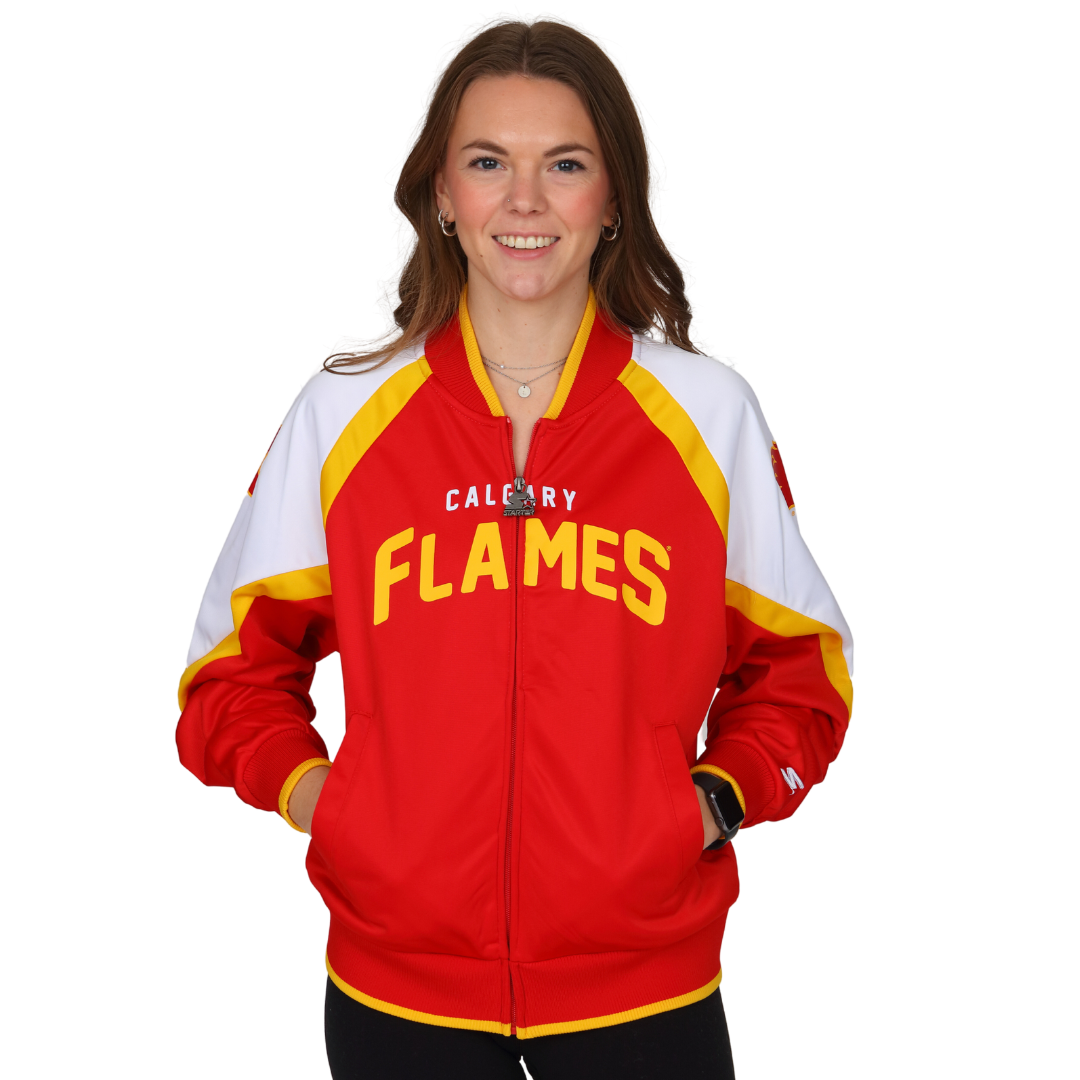 Flames Ladies Starter Touchdown Full-Zip Track Jacket