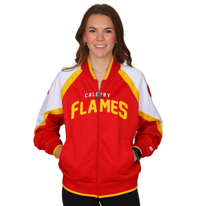 Flames Ladies Starter Touchdown Full-Zip Track Jacket