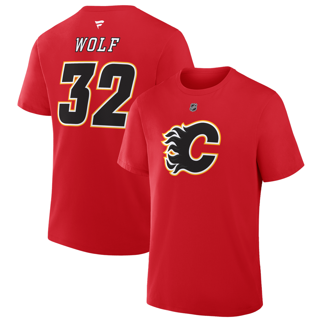 Flames Fanatics Alt 2 Wolf Player Tee