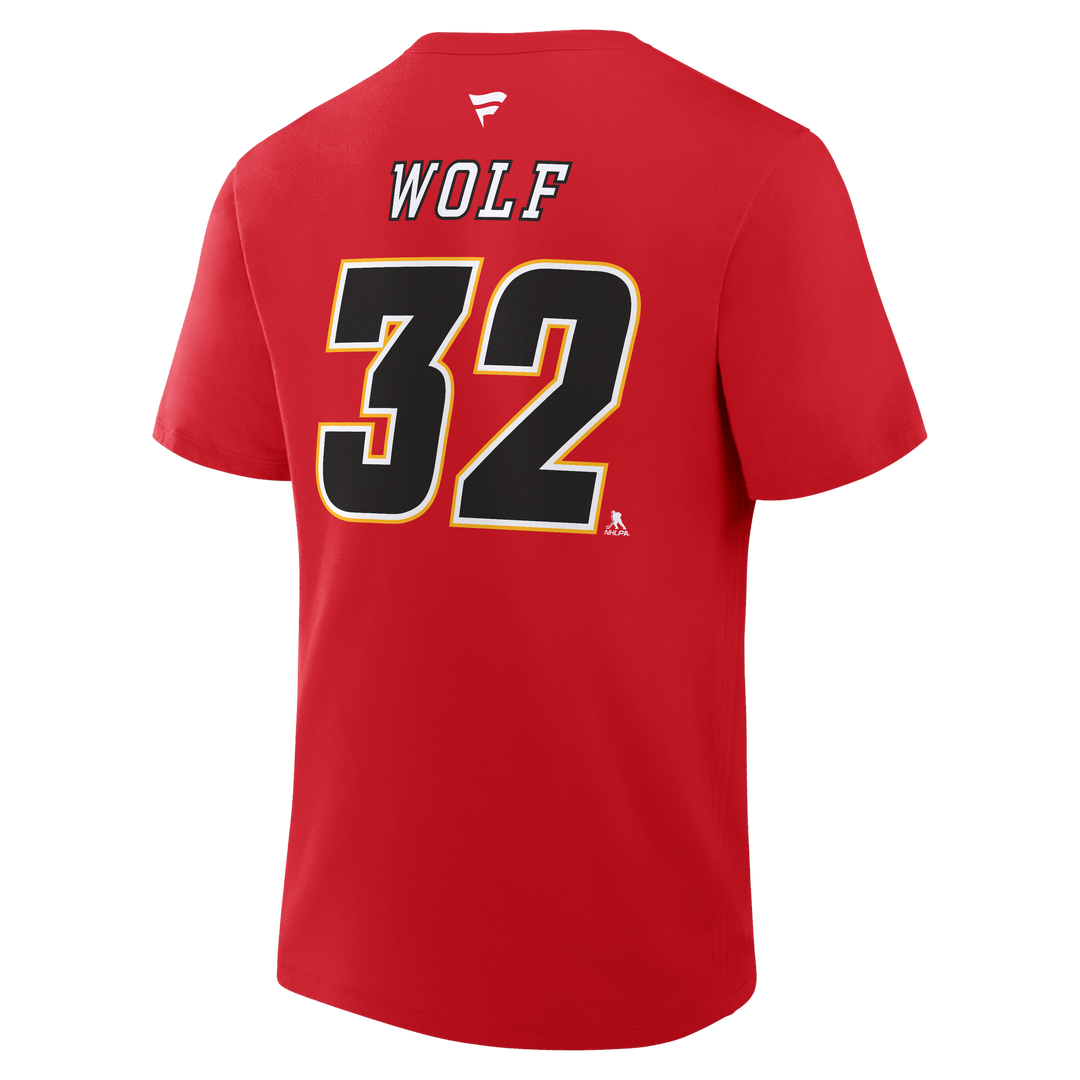Flames Fanatics Alt 2 Wolf Player Tee