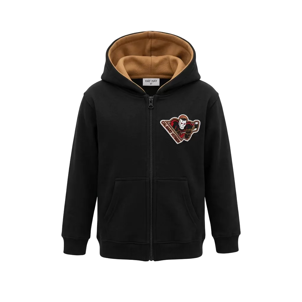 Hitmen Kids Primary Full Zip Hoodie