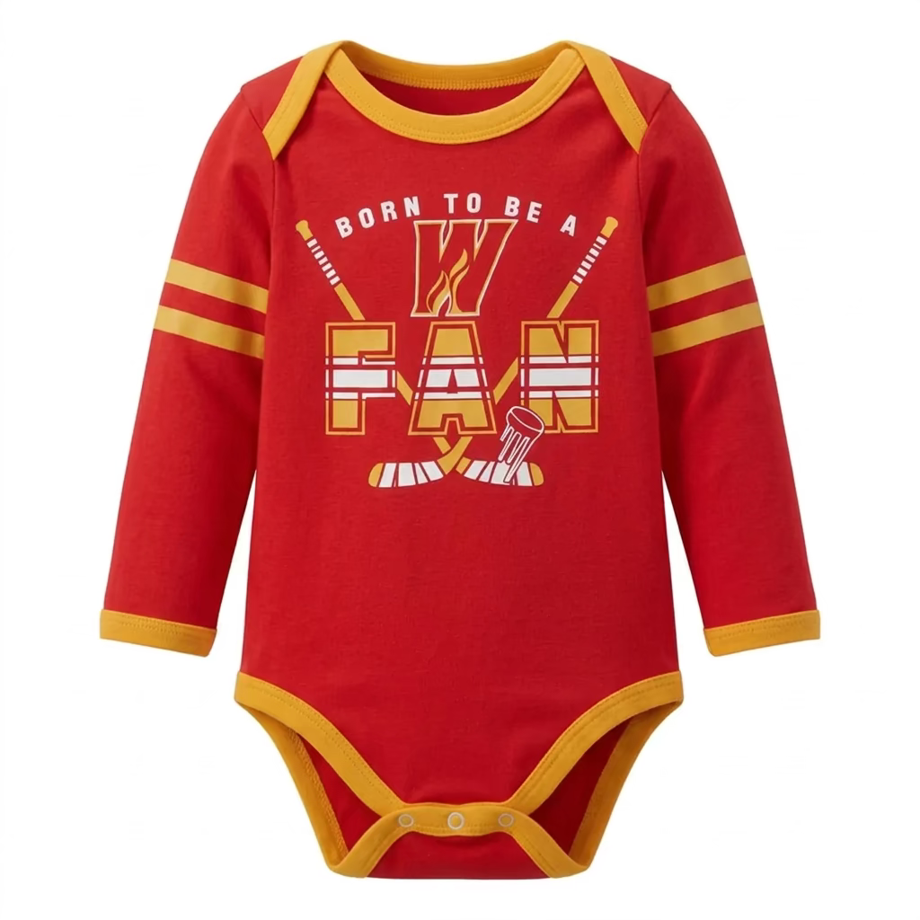 Wranglers Infant Long Sleeve Fan Onesie