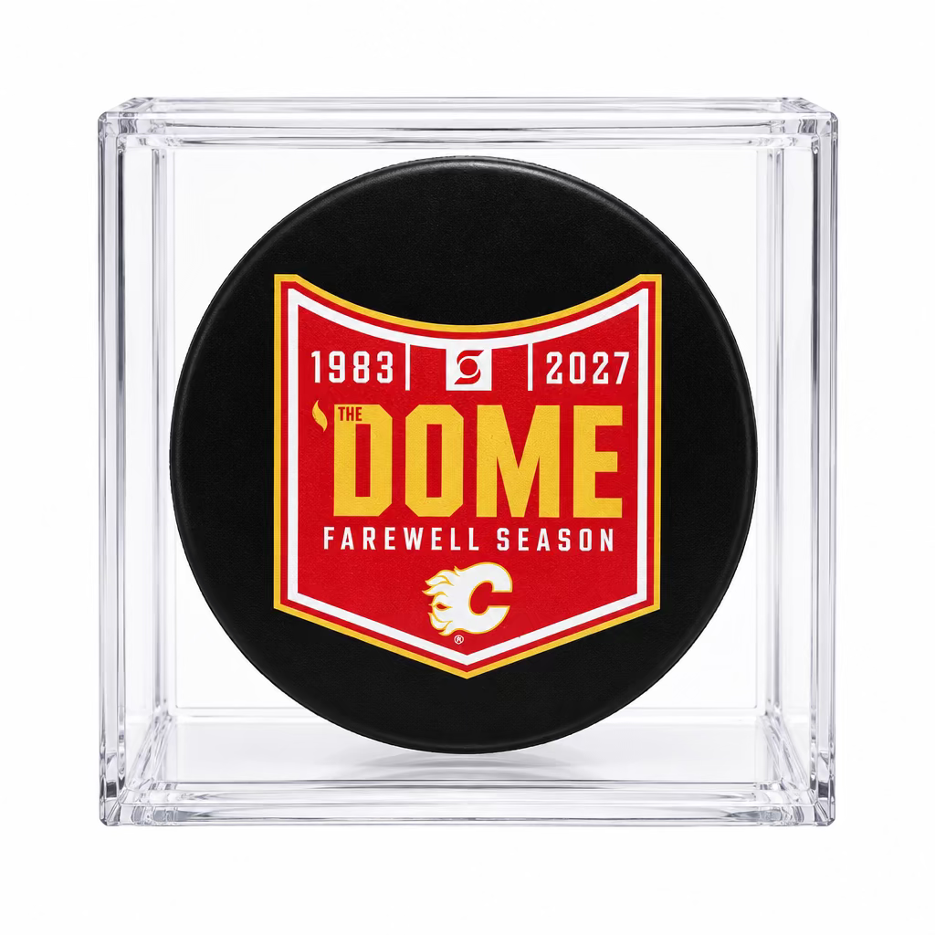 Flames Farewell Season Cubed Puck