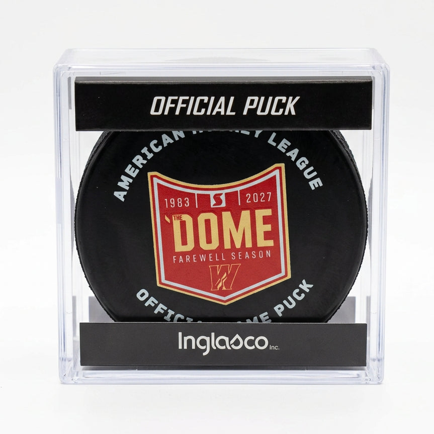 Wranglers Farewell Season Official Game Puck