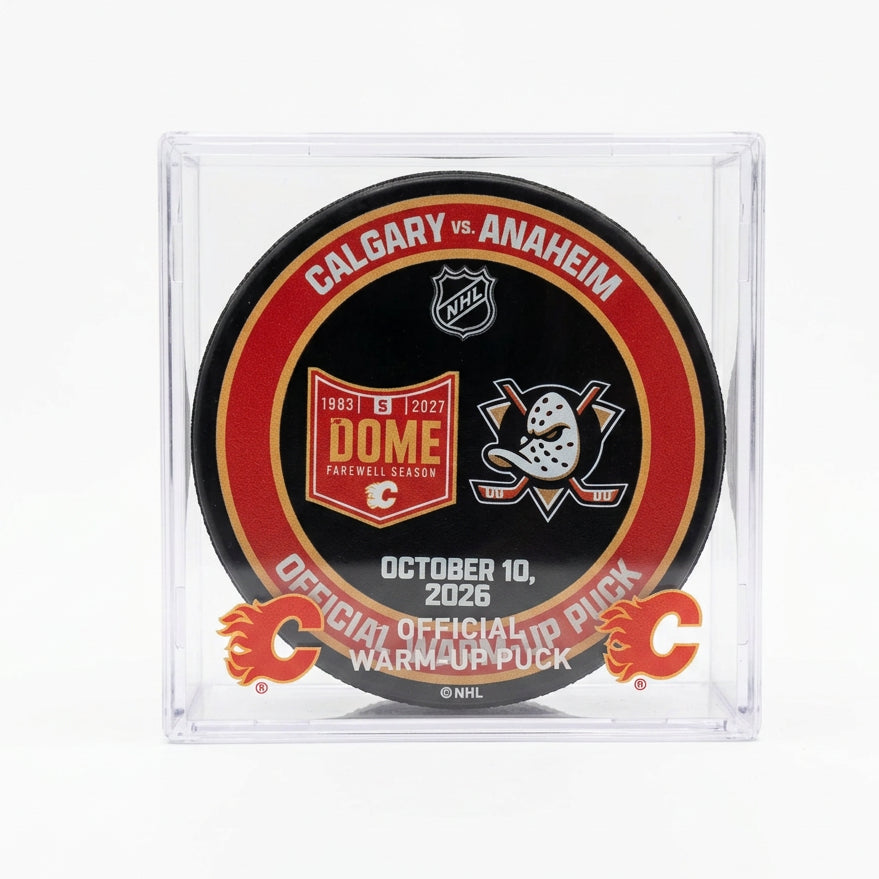 Flames Warm Up Puck 10/10/26 vs Anaheim Ducks