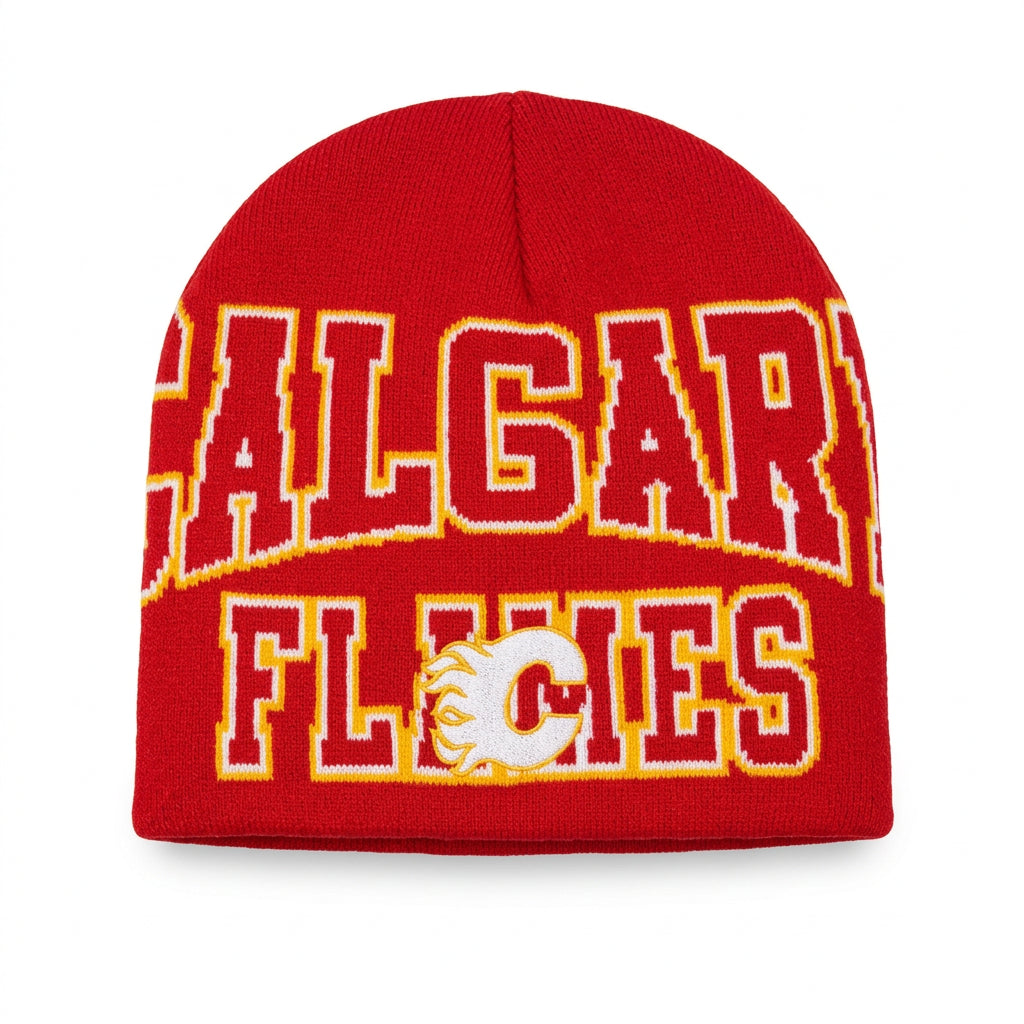 Flames Starter Big Block Beanie
