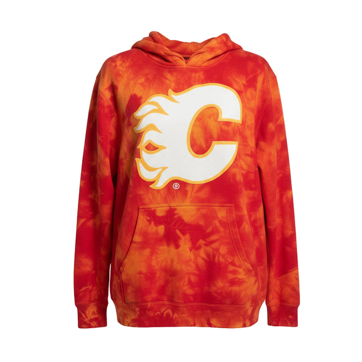 Flames Tie Dye Hoodie