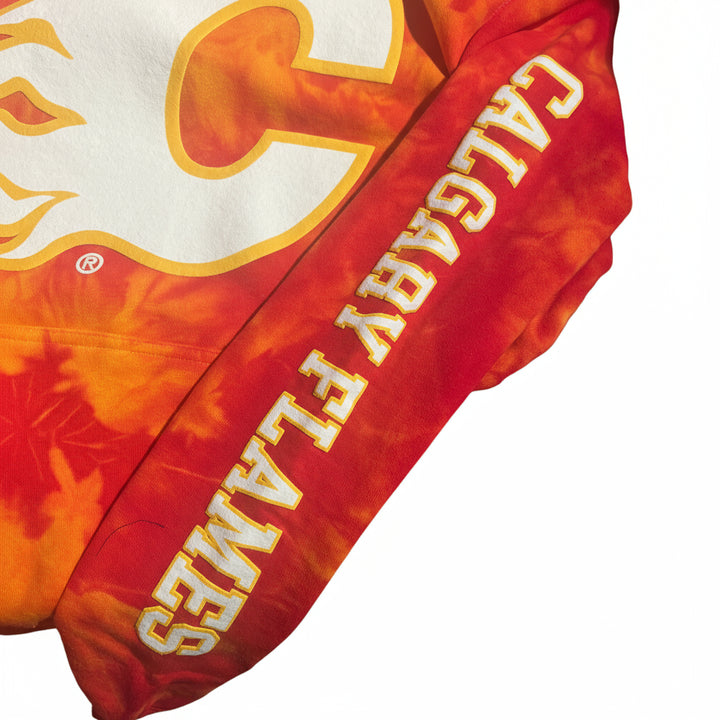 Flames Tie Dye Hoodie