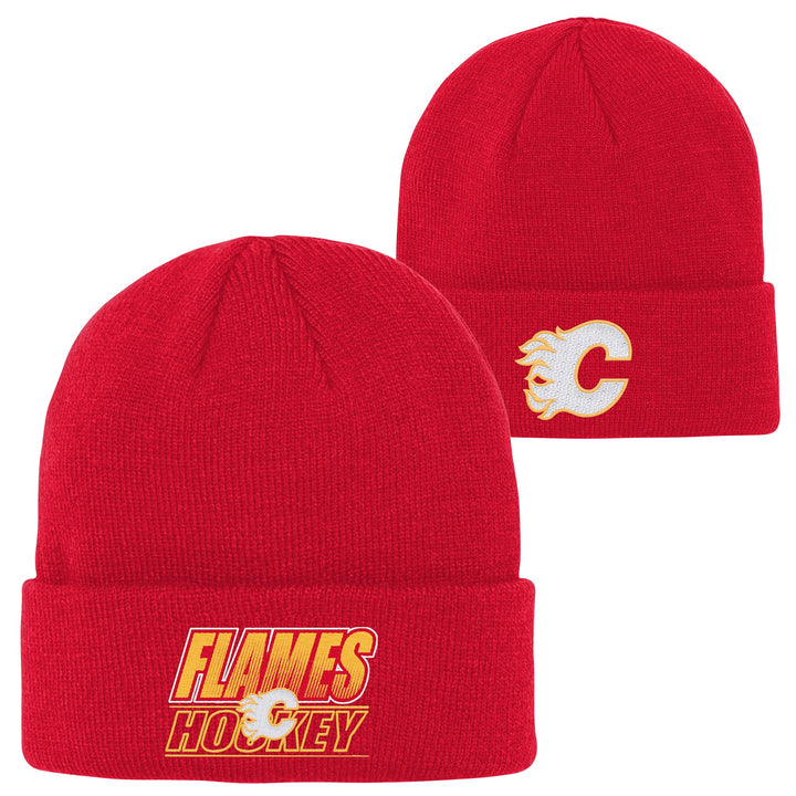 Flames Youth Extra Point Cuffed Knit