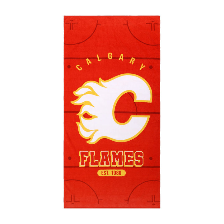 Flames 30" x 60" Cotton Beach Towel