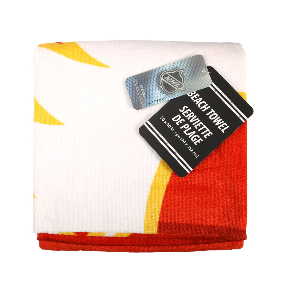 Flames 30" x 60" Cotton Beach Towel