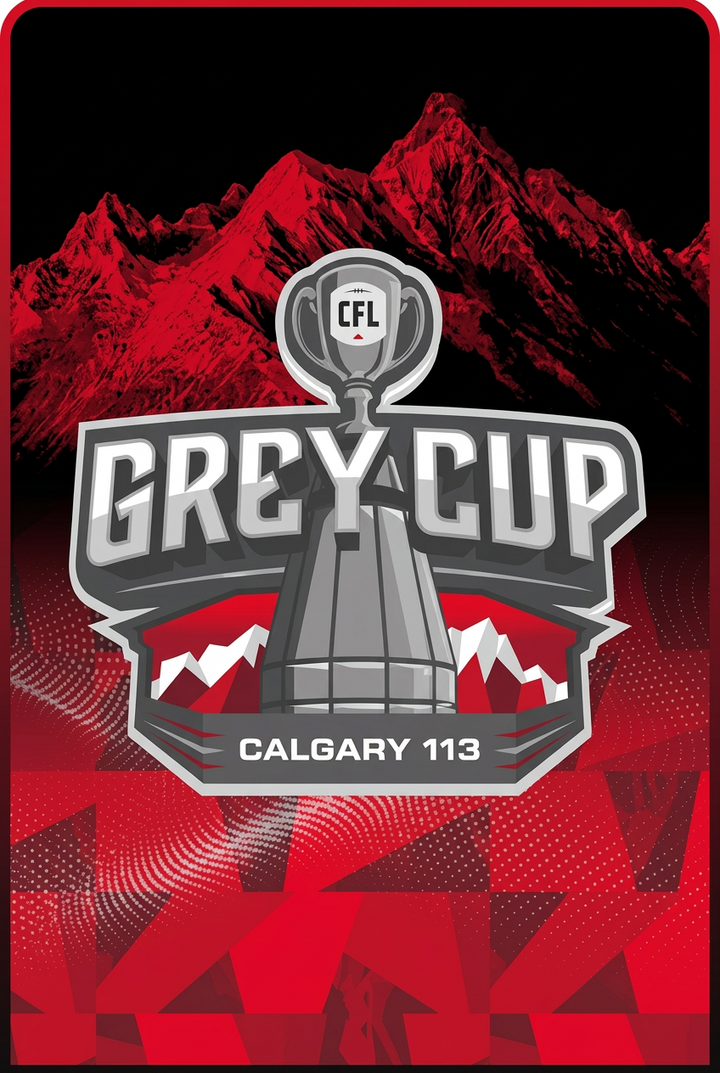 Grey Cup 113 Plush Throw Blanket